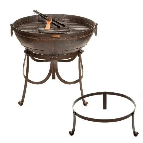 Kadai Fire Bowl with High and Low Stand