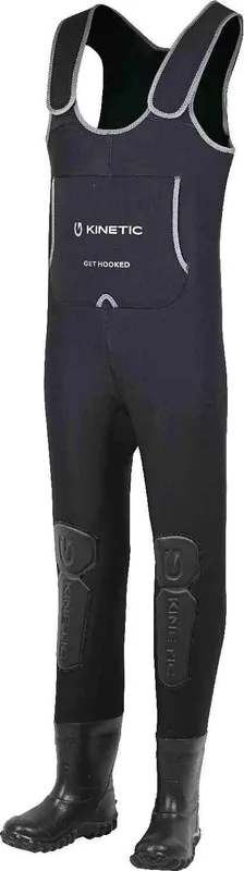 Kinetic Neobreeze Cleated Bootfoot Waders – Black - Kinetic Neobreeze Cleated Bootfoot Waders – Black Size 11-11.5