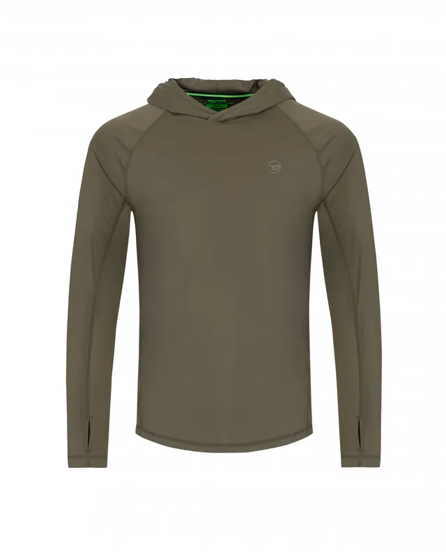 Korda UPF Hooded Top - X-Large, Charcoal