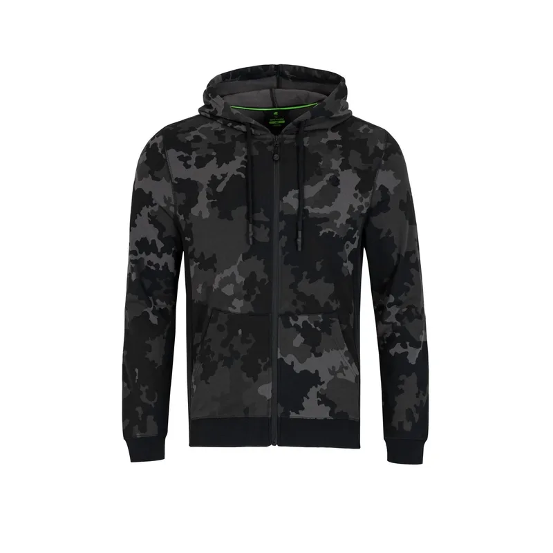 Korda Zip Hoodie Black Kamo - Medium