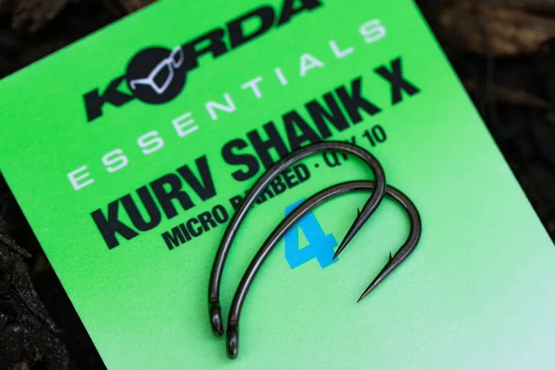 Korda Essentials Kurv Shank X Hooks