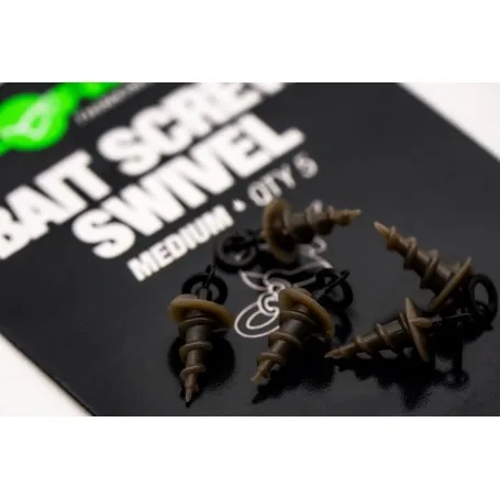 Korda Bait Screw Swivel — Large