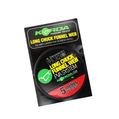Korda Funnel Web PVA Mesh Refill — Longchuck Hexmesh, 20m