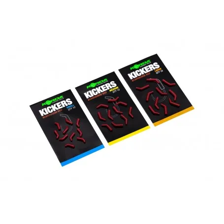Korda Kickers — Large, Bloodworm Red