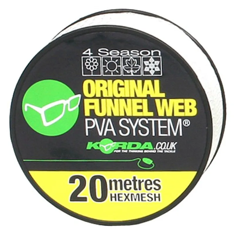 Korda Funnel Web PVA Mesh Refill — Original Micromesh, 20m