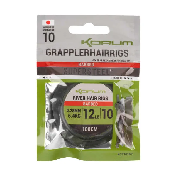 Korum Grappler River Hair Rigs - 14