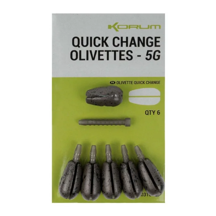 Korum Quick Change Olivettes - 5g