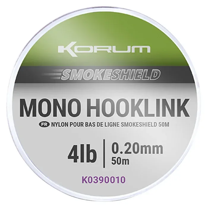 Korum Smokeshield Mono Hooklink 50m