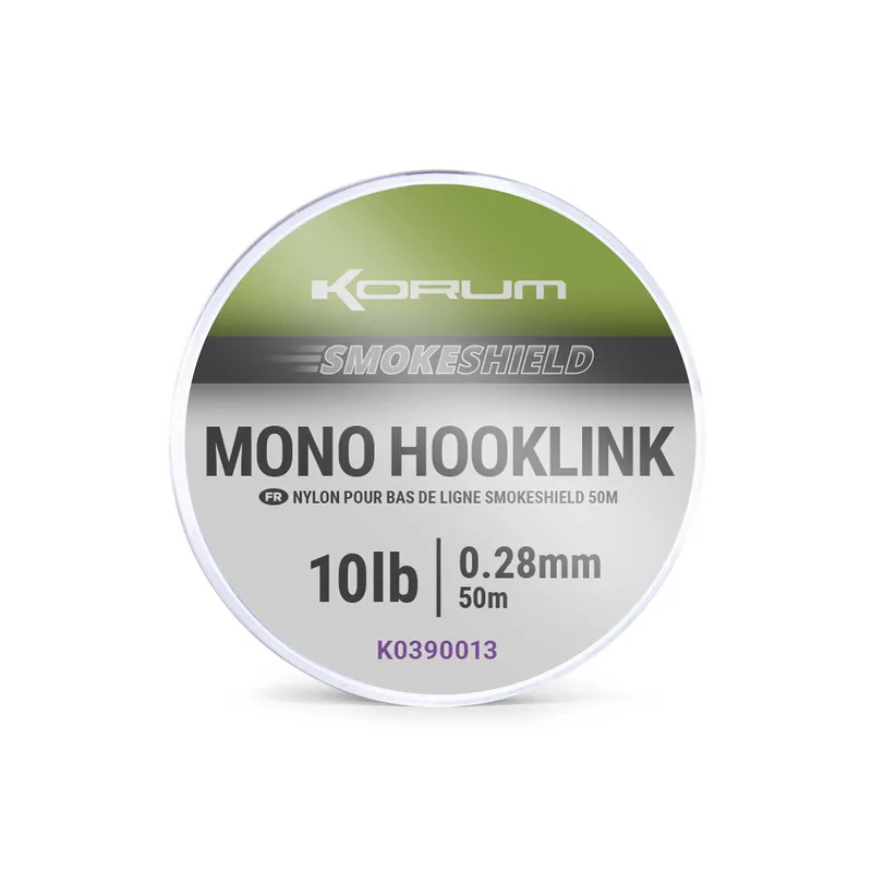 Korum Smokeshield Mono Hooklink 50m - 8lb