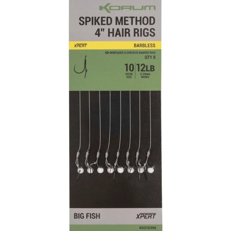 Korum Spiked Method Hair Rigs
