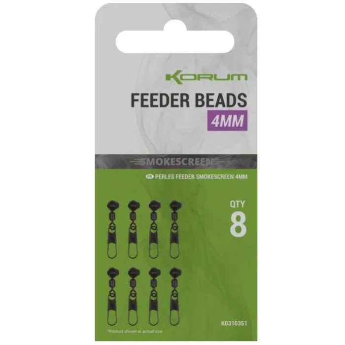 Korum Smokescreen Feeder Beads 4mm