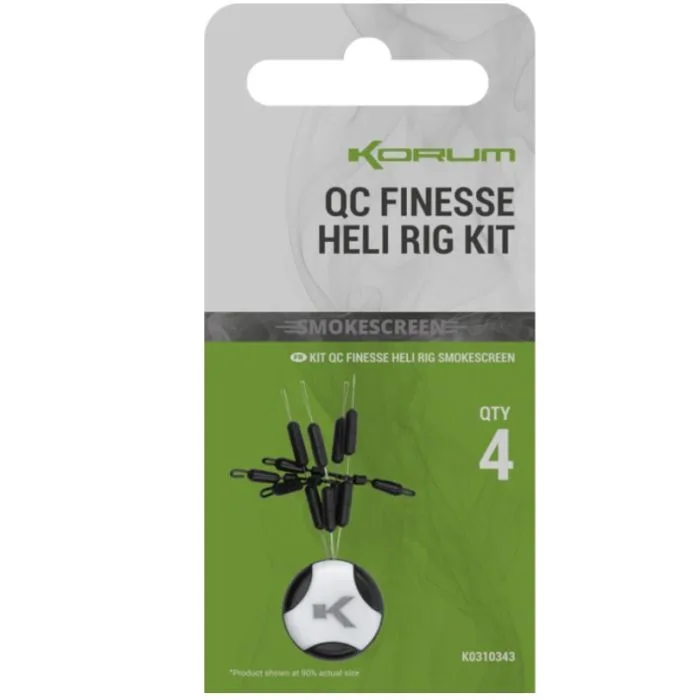 Korum Smokescreen QC Finesse Heli Rig Kit