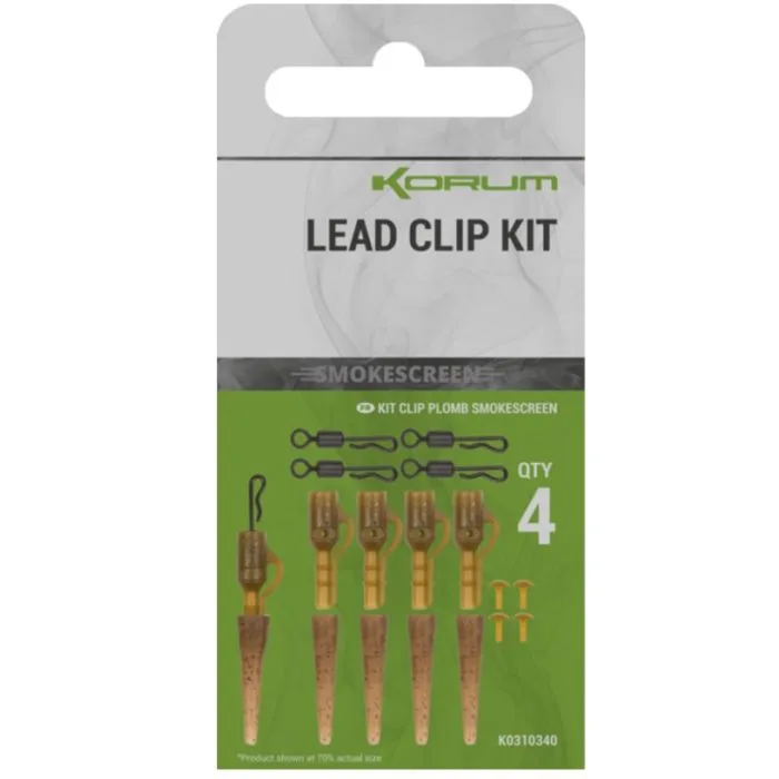 Korum Smokescreen Lead Clip Kit