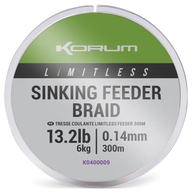 Korum Limitless Sinking Feeder Braid
