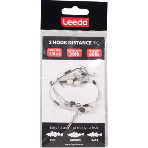 Leeda 2 Hook Distance Rig - 1/0