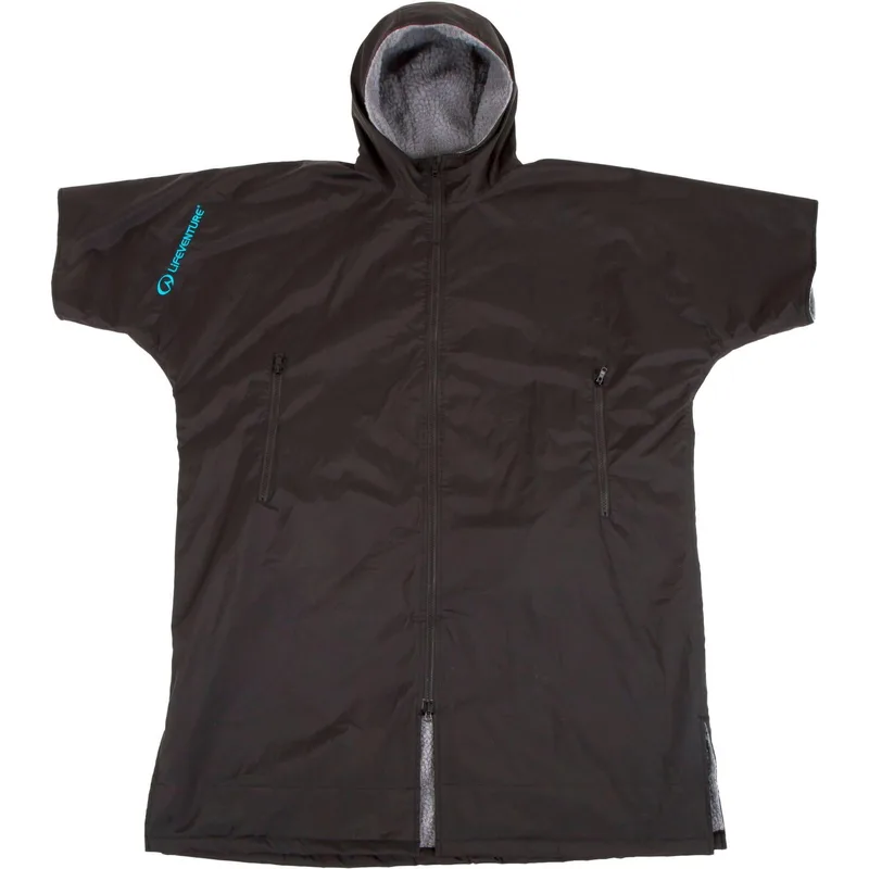 Lifeventure Changing Robe - Fleece Lined - Lifeventure Changing Robe - Fleece Lined Medium Black