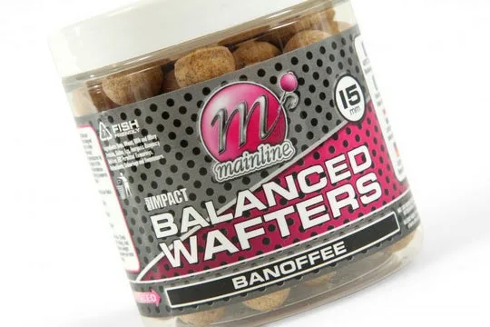 Mainline Baits Mainline High Impact Balanced Wafters 250ml - 15mm, Banoffee