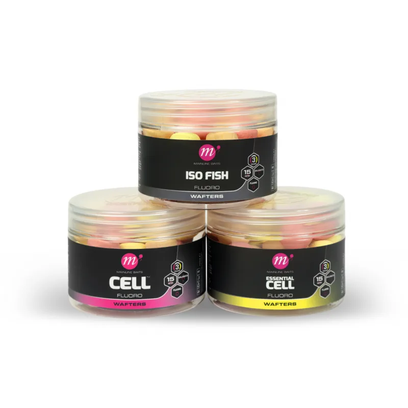 Mainline Fluoro Wafters 15mm Pink, Yellow & White Mix