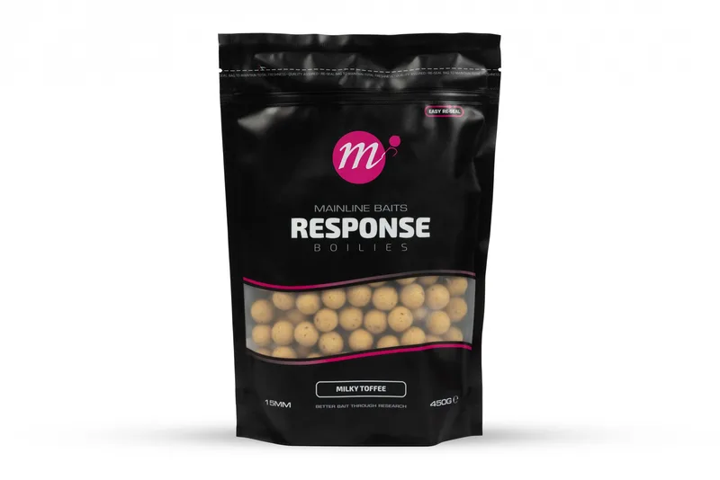 Mainline Response Boilies — Sweet Peach, 15mm, 200g