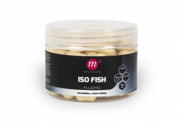 Mainline ISO Fish Fluoro Dumbell Wafters 12x15mm