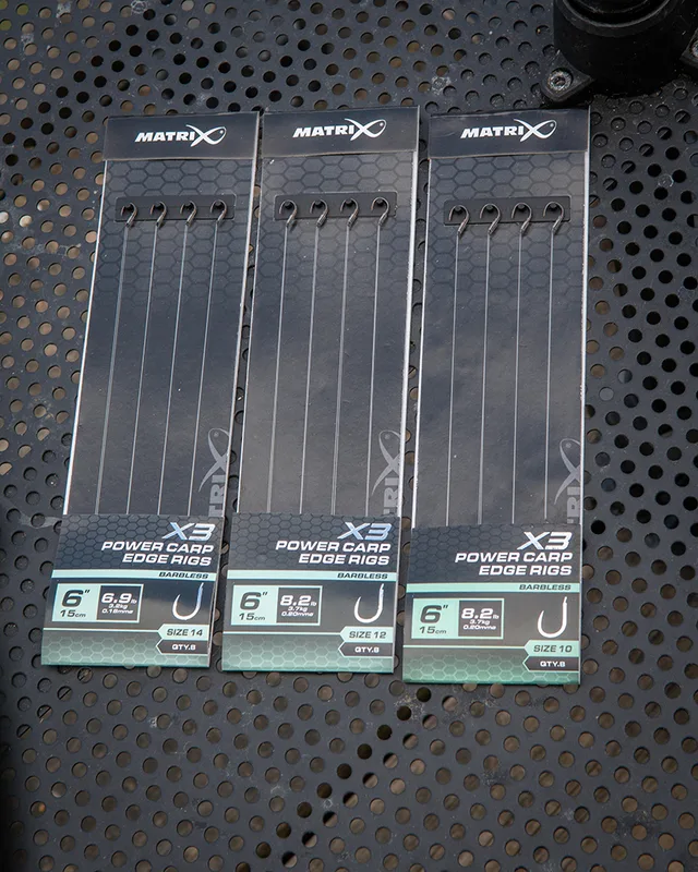 Matrix X3 Power Carp Edge 15cm Rigs - 10, 0.23mm