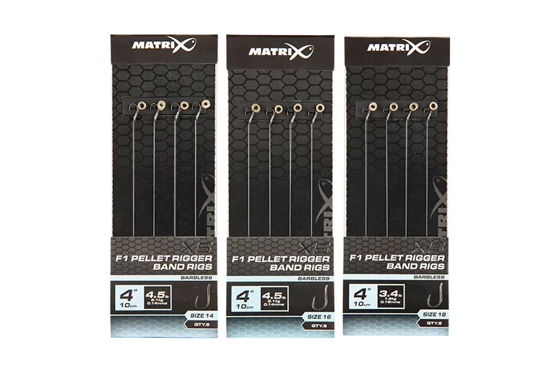 Matrix X5 F1 Pellet Rigger 10cm Band Rigs