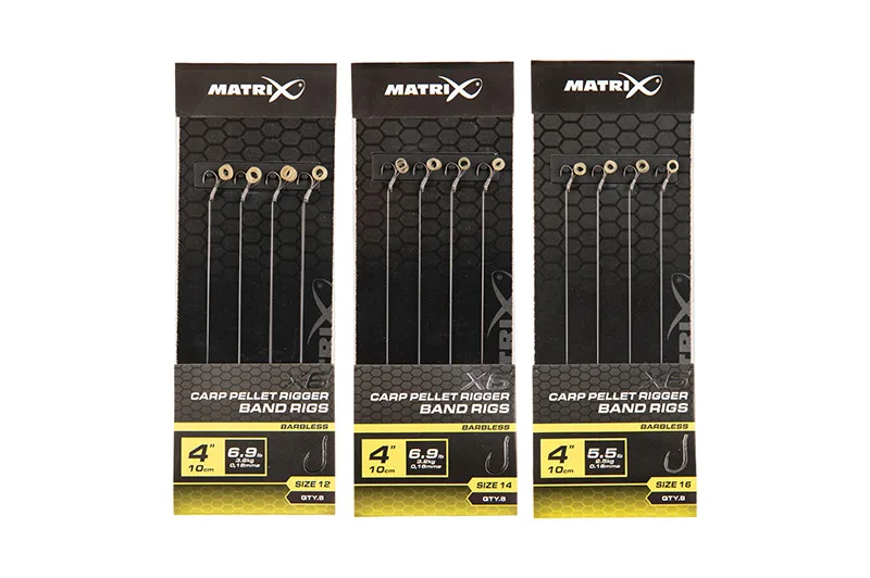 Matrix X6 Carp Pellet Rigger 10cm Band Rigs