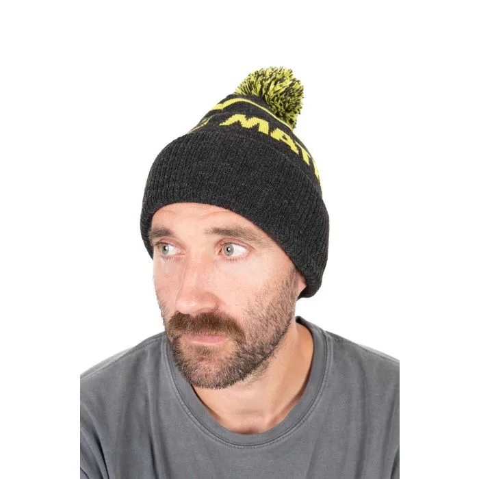 Matrix Lime & Grey Bobble Hat