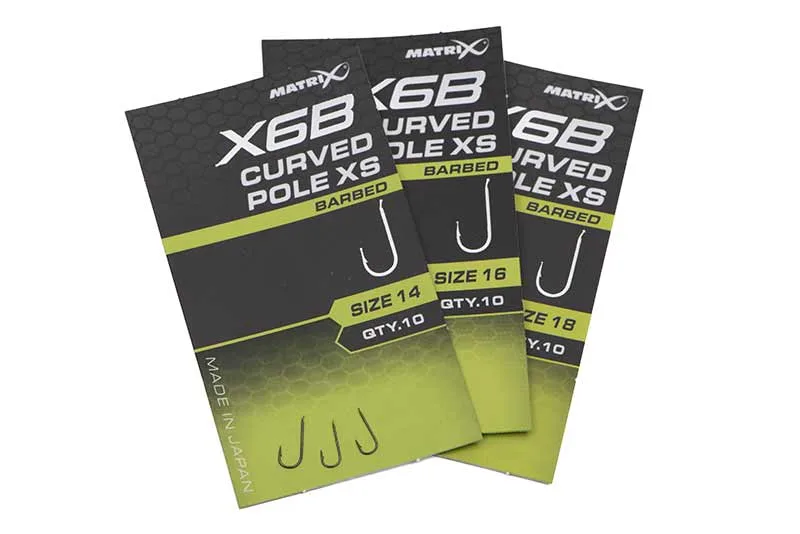 Matrix X6B Curved Pole XS Barbed Hooks