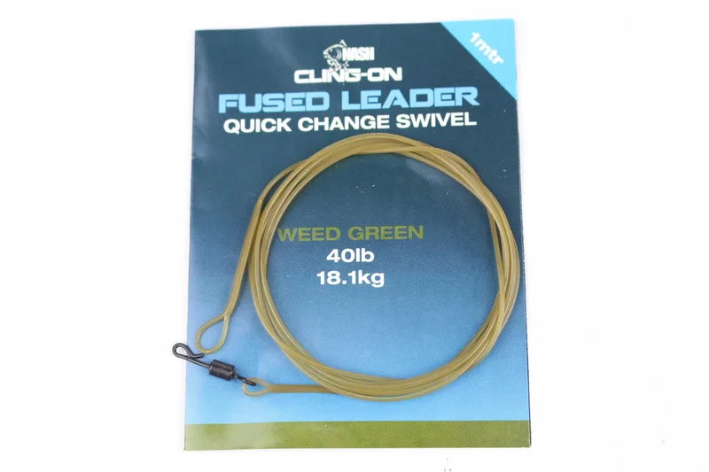 Nash Cling-On Fused Leader - Weed Green