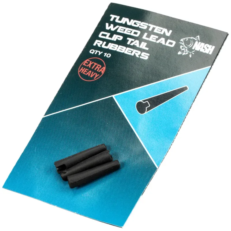 Nash Tungsten Weed Lead Clip Tail Rubber