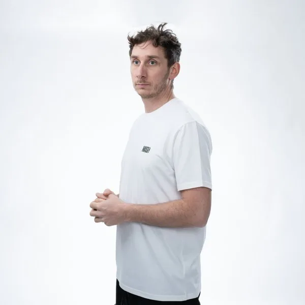Nash Make It Happen Carp Logo T-Shirt Ecru