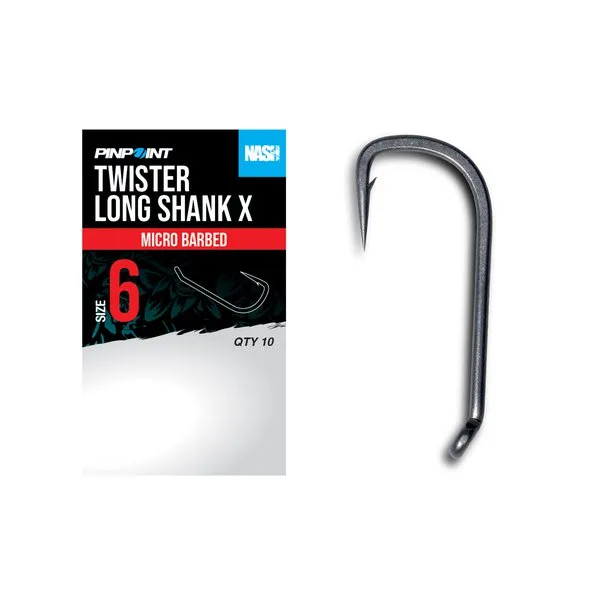 Nash Twister Long Shank X Carp Hook