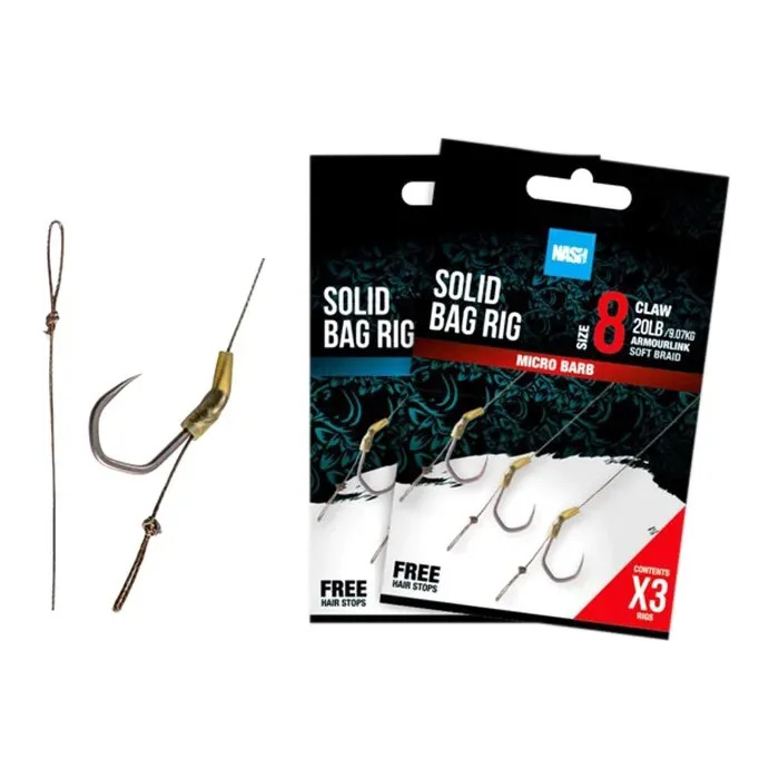 Nash Solid Bag Ready Tied Rig