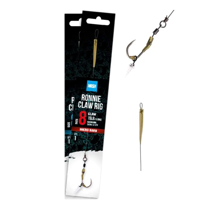 Nash Ronnie Claw Ready Tied Rig