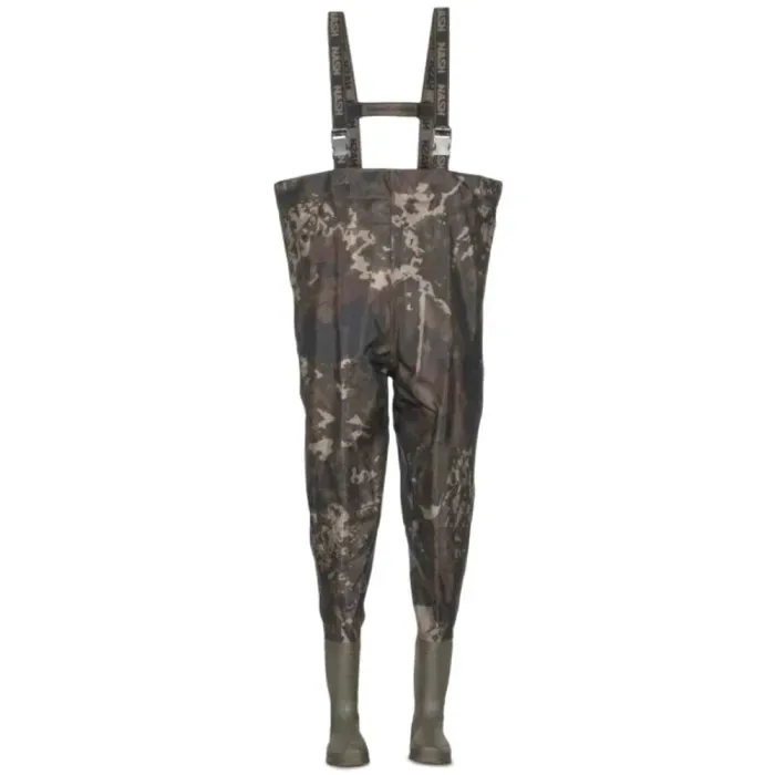 Nash Zero Tolerance HD Camo Waders — X-Large, 12 UK / 46 EU
