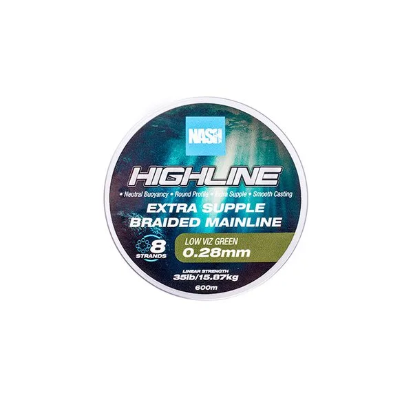 Nash Highline Extra Supple Floating Braid Green