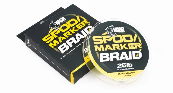 Nash Spod and Marker Braid 300m — Hi Viz Yellow