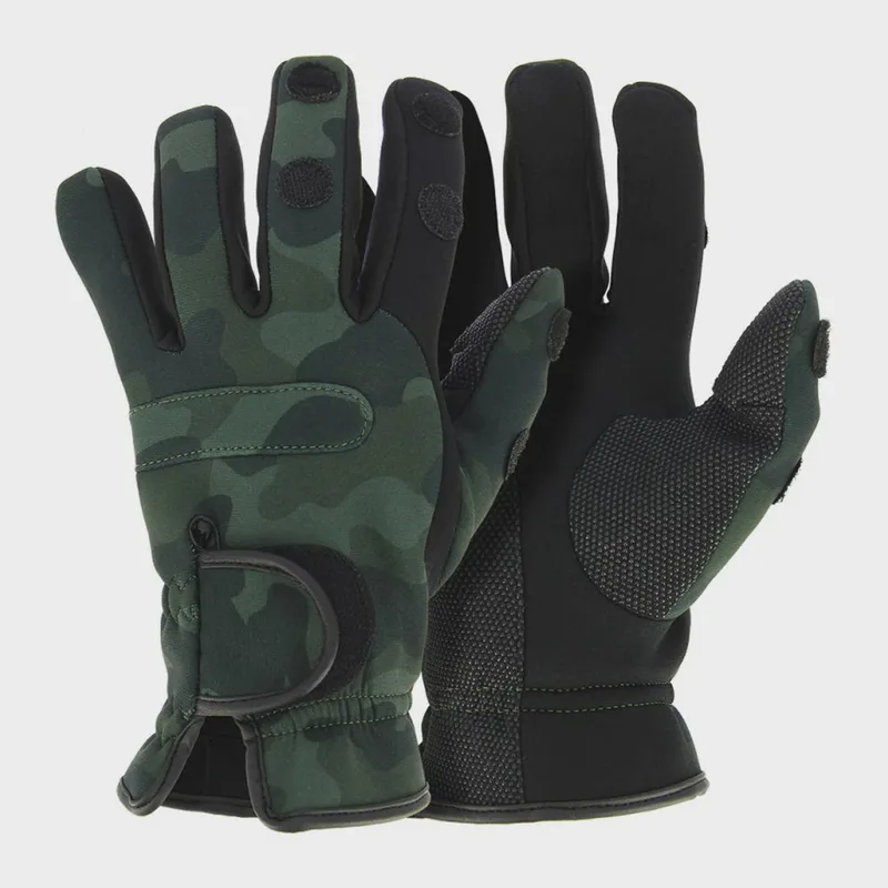 NGT Neoprene Gloves Camo - Large