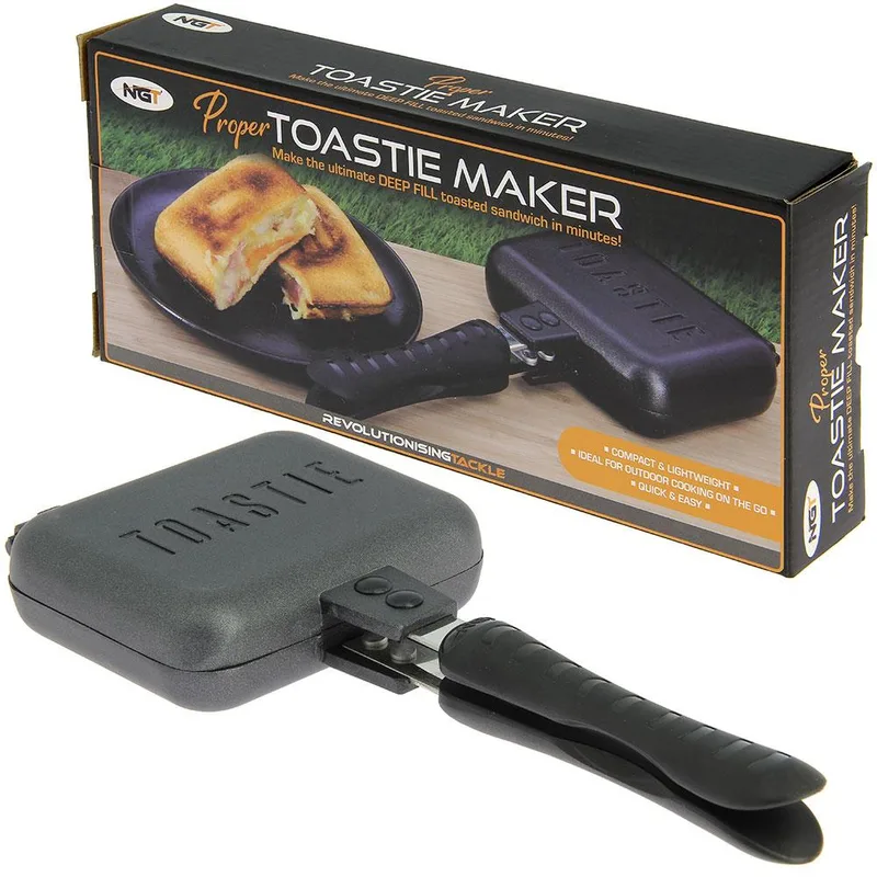 NGT ‘Proper Toaster’ Non-stick Deep Fill Bank Side Toastie Maker