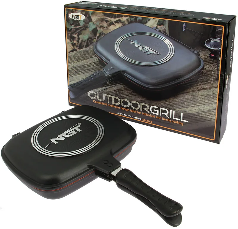NGT Outdoor Non Stick Double Grill Pan
