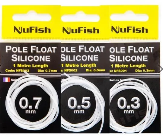 NuFish Pole Float Silicone 1m