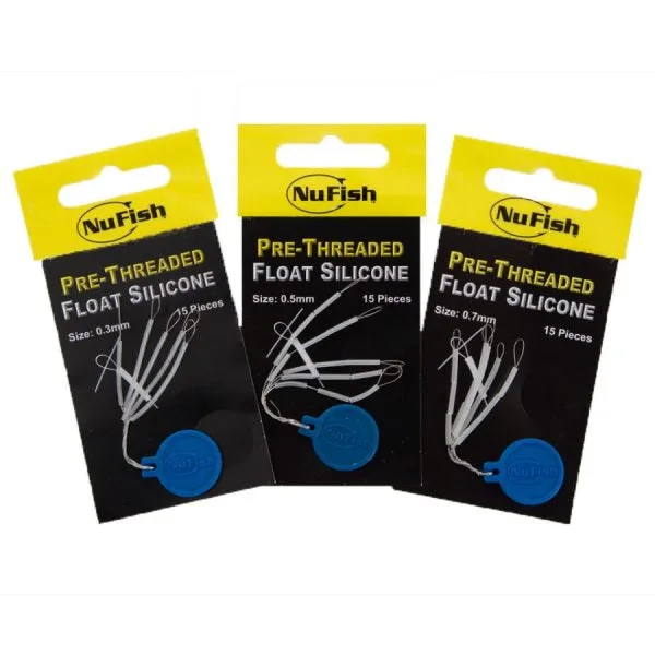 NuFish Pre-Threaded Float Silicone - 0.3mm