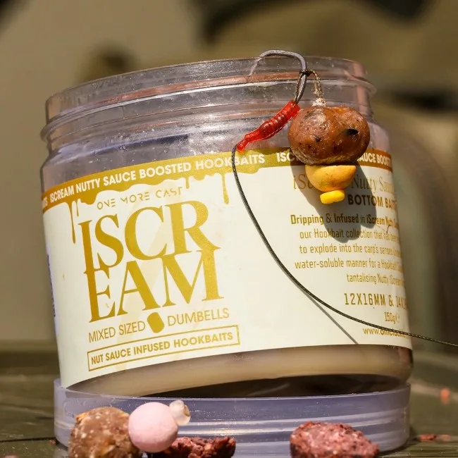 OMC iScream Nut Sauce Infused Hardened Dumbells 10x14mm & 14x18mm