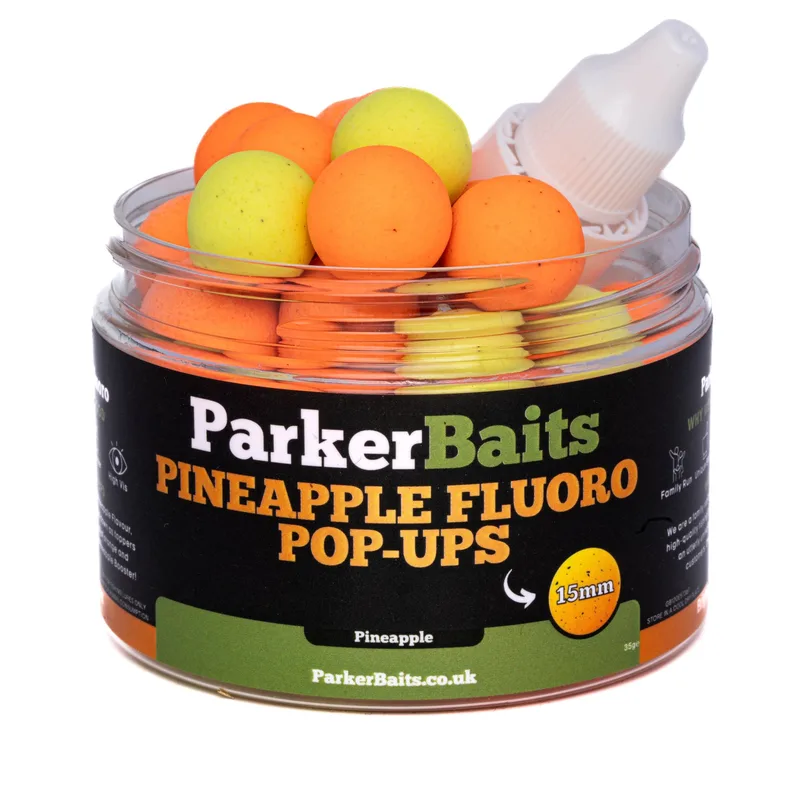 Parker Baits Pineapple Fluoro Pop-Ups - 15mm