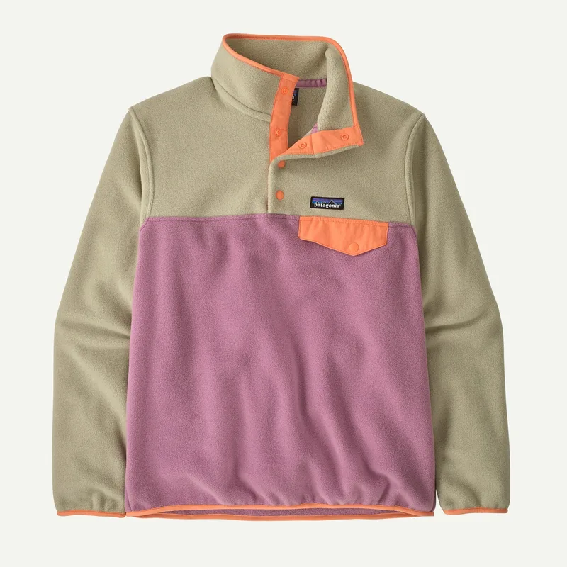 W's Patagonia Lightweight Synchilla® Snap-T® Fleece Pullover - W's Patagonia Lightweight Synchilla® Snap-T® Fleece Pullover Light Violet L