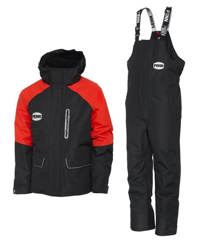 Penn Fierce Thermo Suit Fiery Red/Ink - Penn Fierce Thermo Suit Fiery Red/Ink Black Red Medium