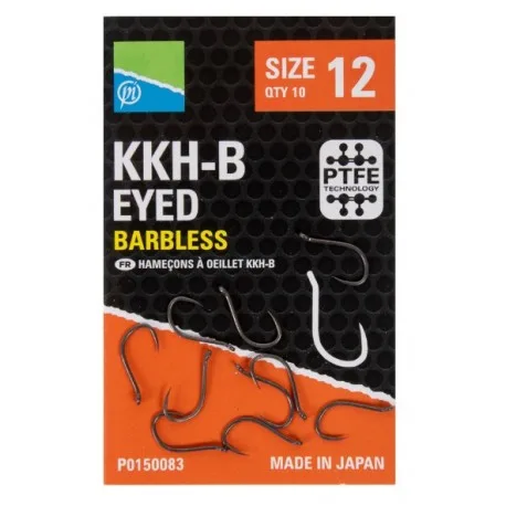 Preston Innovations Preston KKH Eyed Barbed Hooks