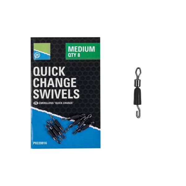Preston Innovations Preston Quick Change Swivels - Medium