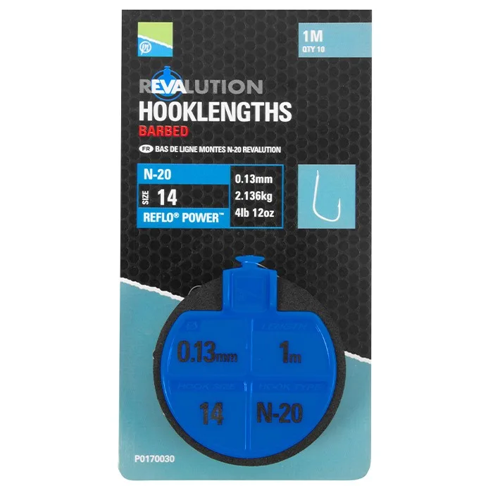 Preston Innovations Preston Revalution Hooklengths N20